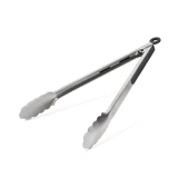 Kép 1/2 - Grill csipesz, rozsdamentes acél fekete, 34cm