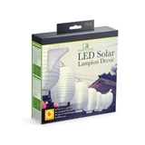 Kép 2/3 - Szolár lampion, fehér, hidegfehér LED, 21cm