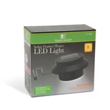 Kép 3/3 - Szolár ereszcsatorna-kerítés fény, 3 LED, fekete
