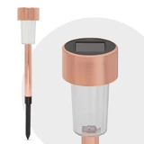 Kép 3/4 - LED-es kültéri szolár lámpa, roséarany
