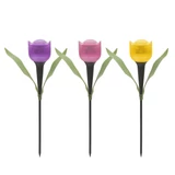 Kép 7/7 - LED-es szolár tulipánlámpa, 30cm