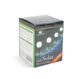 Kép 2/3 - LED-es szolár lámpa, leszúrható, gömb alakú, hidegfehér, Ø10cm