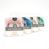 Kép 5/6 - Delight AUX adatkábel, 3,5 mm jack, 1m