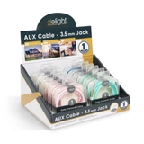 Kép 6/6 - Delight AUX adatkábel, 3,5 mm jack, 1m