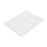 Kép 2/3 - Family ajtóütköző szett, öntapadós, átlátszó, 8mm, 30 db/csomag