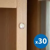 Kép 1/3 - Family ajtóütköző szett, öntapadós, átlátszó, 8mm, 30 db/csomag