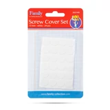 Kép 3/3 - Family csavartakaró szett,  fehér, 13mm, 24 db/csomag