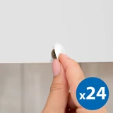 Kép 1/3 - Family csavartakaró szett,  fehér, 13mm, 24 db/csomag