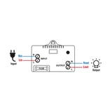 Kép 3/4 - Delight Kinetic vezeték nélküli kapcsoló vezérlőegység, 110-230V AC