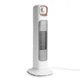 Kép 4/7 - Oszlop hősugárzó és ventilátor, fehér, 1000/2000W