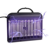 Kép 2/3 - Felakasztható UV rovarcsapda, fekete, 230V
