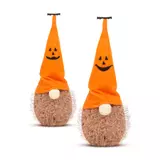 Kép 1/2 - Halloween-i LED-es manó, poliészter, 2 féle, 20 cm