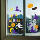 Kép 2/3 - Halloween-i 3D matrica szett, holografikus tök, 6 db/csomag