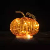 Kép 4/6 - Halloween-i világító tök, 10 microLED, elemes