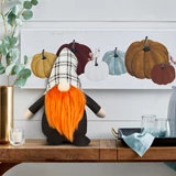 Kép 2/2 - Halloween-i skandináv manó, narancs, 34cm
