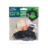 Kép 2/3 - Halloween-i lufi szett, foszforeszkáló, 6 db/csomag