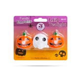 Kép 2/2 - Halloween-i teamécses szett, elemes, 3 db/csomag
