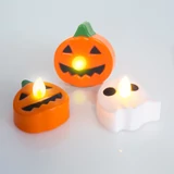 Kép 1/2 - Halloween-i teamécses szett, elemes, 3 db/csomag