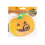 Kép 2/3 - Family Halloween-i papír girland, tök, 8 db tök, 3,5m