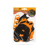 Kép 4/4 - Family Halloween-i papír girland "Happy Halloween" felirat, 3,5m