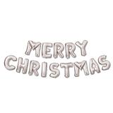 Kép 1/2 - Family 3D Karácsonyi &quot;Merry Christmas&quot; lufi, ezüst
