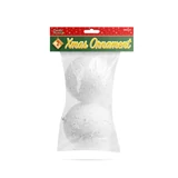 Kép 2/2 - Family dekor hógömb, akasztható, 10cm, 2 db/csomag