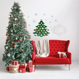 Kép 2/2 - Family karácsonyi öntapadós falmatrica, adventi kalendárium