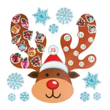 Kép 1/2 - Family karácsonyi öntapadós falmatrica, adventi kalendárium