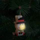 Kép 2/7 - Family LED-es karácsonyfadísz, fa, akasztható, elemes, 3 féle