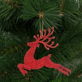 Kép 5/7 - Family karácsonyfadísz, glitteres rénszarvas, 12cm,  4 db/csomag