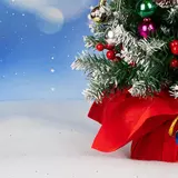 Kép 2/3 - Family karácsonyi glitteres hótakaró, 100x80cm