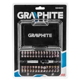 Kép 2/3 - Graphite csavarbehajtó bit készlet, vegyes, 60 darabos