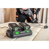 Kép 4/5 - Graphite Energy+ dupla akkumulátor töltő, 18V, 2x3A 