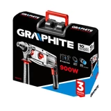 Kép 2/2 - Graphite SDS+ véső-fúrókalapács kiegészítőkkel, 900W, 3.4J