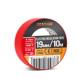 Kép 3/3 - Handy 11096RD szigetelőszalag, 0.13x19mmx10m, piros