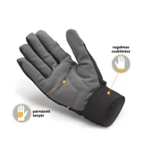 Kép 4/5 - Handy 10268M munkavédelmi kesztyű tépőzárral, párnázott tenyérrel, M