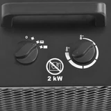 Kép 2/2 - Hecht 3544 hősugárzó termosztáttal, 3 fokozat, 2kW, 20m2, 230V