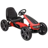 Kép 1/3 - Hecht Mercedes pedálos kisautó, piros, 108.5x61x62cm