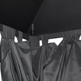Kép 3/6 - Hecht Gazebo 34 kerti pergola 400x300x228cm, fekete