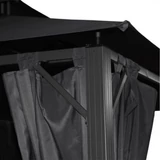 Kép 6/6 - Hecht Gazebo 34 kerti pergola 400x300x228cm, fekete