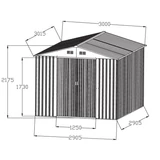 Kép 2/2 - Hecht 10X10 Plus kerti tároló