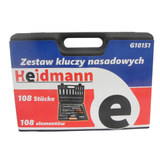 Kép 7/7 - Heidmann dugókulcs készlet 1/2"-1/4", 4-32mm, 108 darabos