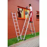 Kép 3/4 - Higher L-T3x8 alumínium kitolható létra 3x8 fokos, 216cm