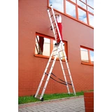 Kép 2/4 - Higher L-T3x8 kitolható létra, alumínium,  4.8m, 3x8 fokos