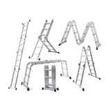 Kép 1/6 - Higher ML-103 többcélú csuklós létra 4x3 fokos