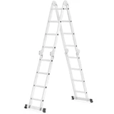 Kép 5/11 - Higher ML-104A többfunkciós csuklós alumínium létra podeszttel, 4x4 fok