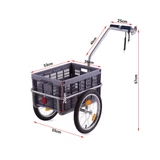 Kép 1/3 - Higher szállító pótkocsi kerékpárhoz 50kg