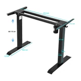 Kép 2/6 - Elektronikusan állítható íróasztal láb, 97.5x58.5x69cm, 220V