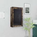 Kép 2/3 - Lehajtható asztal, barna, 50x159x95cm
