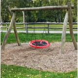 Kép 2/3 - Fészekhinta 110 cm, piros
